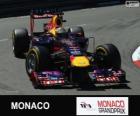 Sebastian Vettel - Red Bull - Grand Prix Monaka 2013, svírající klasifikované