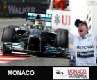 Nico Rosberg slaví vítězství v Grand Prix Monaka 2013