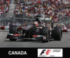 Webber - Sauber - okruh Gilles Villeneuve, Montreal, 2013