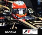 Romain Grosjean - Lotus - okruh Gilles Villeneuve, Montreal, 2013