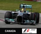 Lewis Hamilton - Mercedes - 2013 kanadské Grand Prix, 3 klasifikované