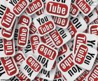 Logo YouTube, webový server vyhrazený ke sdílení videa