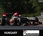 Kimi Räikkönen - Lotus - Grand Prix Maďarska 2013, svírající klasifikované
