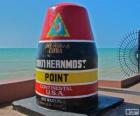 Southernmost Point (nejjižnější), Key West, Florida, Spojené státy americké