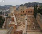 Alcazaba de la Alhambra, Granada, Španělsko