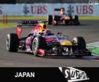 Mark Webber - Red Bull - Grand Prix Japonska 2013, svírající klasifikované