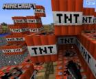 Výbušné blok TNT Minecraft