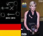 Trenér roku 2013 FIFA pro ženy fotbal vítěze Silvia Neid