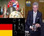 Trenér roku 2013 FIFA pro fotbal Jupp Heynckes