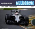 Kevin Magnussen - McLaren - Grand Prix Austrálie 2014, svírající klasifikované