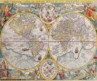 Historická mapa na světě