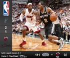 2014 NBA finále, 3 utkání, San Antonio Spurs 111 - Miami Heat 92