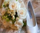 Kytice a boty pro nevěstu