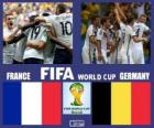 Francie - Německo, čtvrtfinále, Brazílie 2014