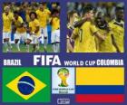 Brazílie - Kolumbie, čtvrtfinále, Brazílie 2014