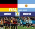 Německo vs Argentina. Finále FIFA Mistrovství světa ve fotbale Brazílie 2014