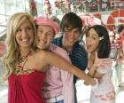 Sharpay Evans, Ryan Evans, Troy Bolton a Gabriella Montez