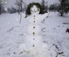 Zábavné sněhuláka