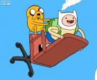 Finn a Jake létání
