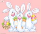Tři velikonoční králík