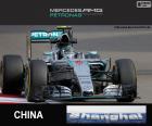Nico Rosberg, Mercedes, Grand Prix Číny 2015, druhé místo