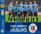 Výběr z Uruguaye, vítěz 2011, skupina B Copa America Chile 2015