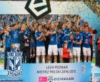 Lech Poznaň, mistr polské fotbalové ligy Ekstraklasa 2014-2015