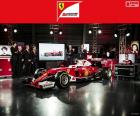 Scuderia Ferrari 2016, tvořená Sebastian Vettel, Kimi Räikkönen a nové Ferrari SF16-H