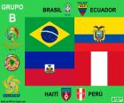 Skupina B Copa América Centenario je tvořen výběrů z Brazílie, Ekvádor, Peru a Hati