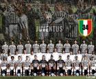 Juventus, vítěz italské fotbalové ligy. Lega Calcio Serie A 2015-2016