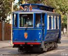 Modrou tramvají (Tramvia Blau) je tramvaj, která běží podél Avenida del Tibidabo Barcelona, byl slavnostně otevřen roce 1901