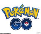 Logo Pokémon GO, hra rozšířená realita pro Smartphone. Hra umožňuje uživateli najít, zachytit, bojovat a obchodovat s Pokémon skryté v reálném světě