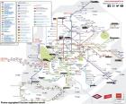 Mapa metra v Madridu
