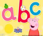 Prasátko Peppa a písmen abc