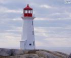 Maják Peggys Point Lighthouse, Kanada
