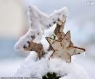 Dvě hvězdy se sněhem