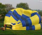 Příprava horkovzdušný balón
