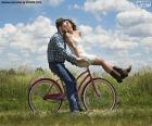 Romantické bike ride