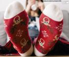 Pěkné vánoční ponožky