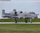 Fairchild-Republic A-10 Thunderbolt II je jednomístný, birreaktorový a přímý pozemní útočný letoun