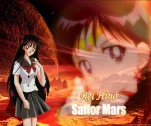 Puzle Rei Hino transformuje do Sailor Mars