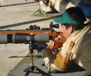 Puzle Rifle střelec v akci