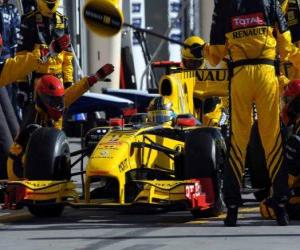 Puzle Robert Kubica - Renault - Bahrajn 2010