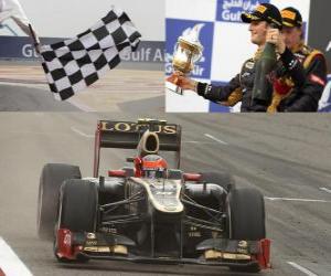Puzle Romain Grosjean - Lotus - Grand Prix Bahrajn (2012) (3. místo)