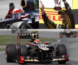 Puzle Romain Grosjean - Lotus - Grand Prize of Canada (2012) (2. místo)