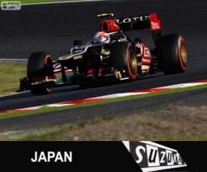 Puzle Romain Grosjean - Lotus - Grand Prix Japonska 2013, 3 klasifikované