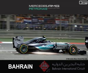 Puzle Rosberg G.P. Bahrajn 2015
