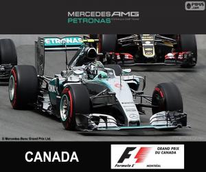 Puzle Rosberg G.P. Kanady 2015