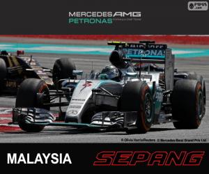 Puzle Rosberg G.P. Malajsie 2015
