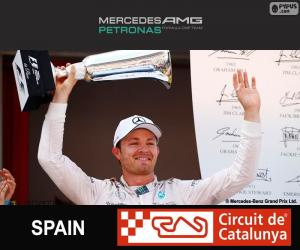 Puzle Rosberg G.P Španělsko 2015